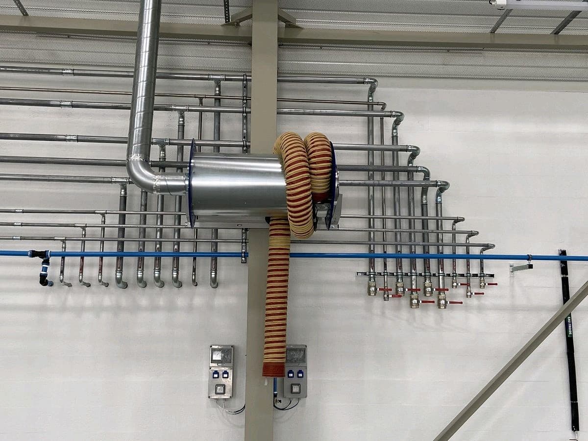 Chantier — réseau avec distribution